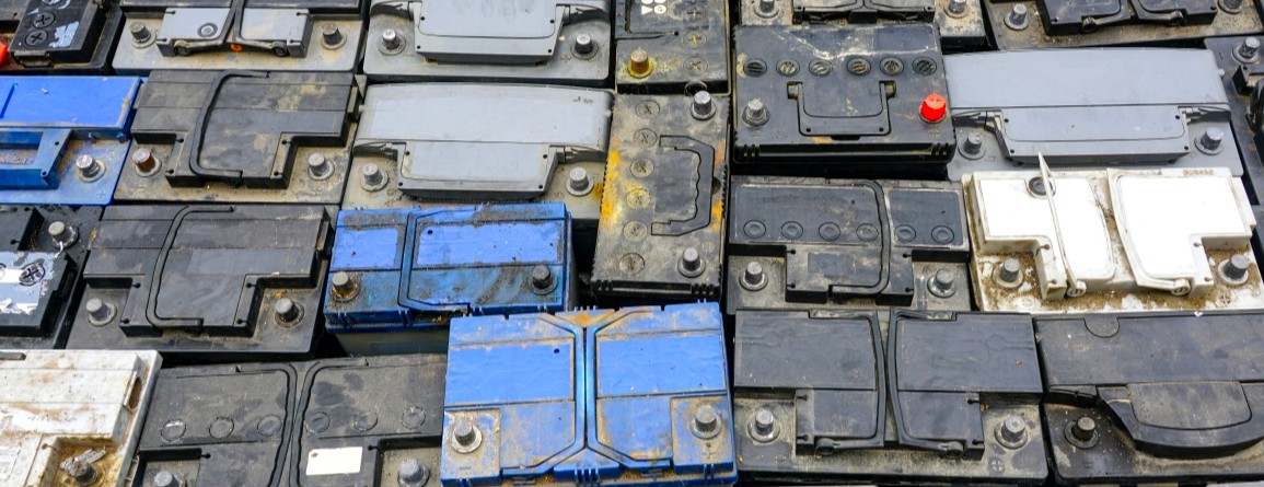 Used lead acid batteries